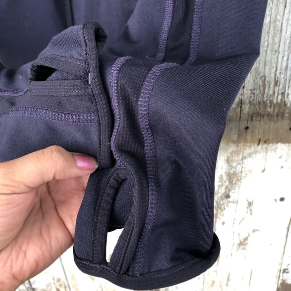 Adidas Dark Purple Plum Pink Stripes ZIP Up - Picture 4 of 11